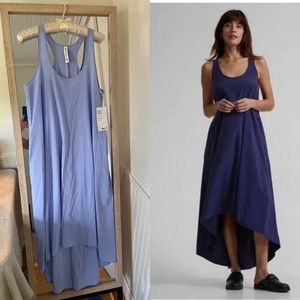 NWT Athleta Presidio Dress - sz Small - Pockets! - Blue